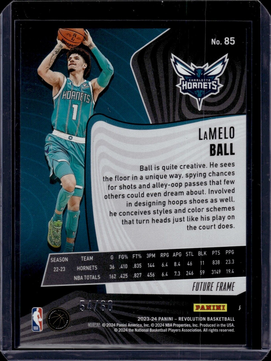 2023-24 Panini Revolution Future Frame LaMelo Ball 54/60 | eBay