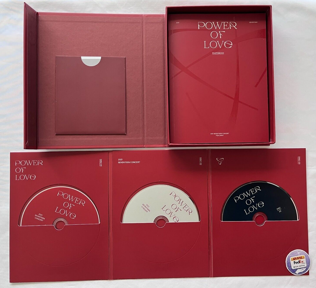 SEVENTEEN Power of Love Online Concert 2021 DVD Postcard Set