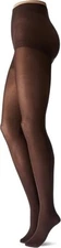 HUE Womens Opaque Control Top  Tights Espresso, Sz 2  (5'3"-6'" wt 120-170lbs)