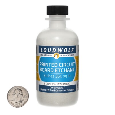PCB Etchant / 5 Ounce Bottle / 99% Pure ACS Reagent Grade / Dry Crystals / USA