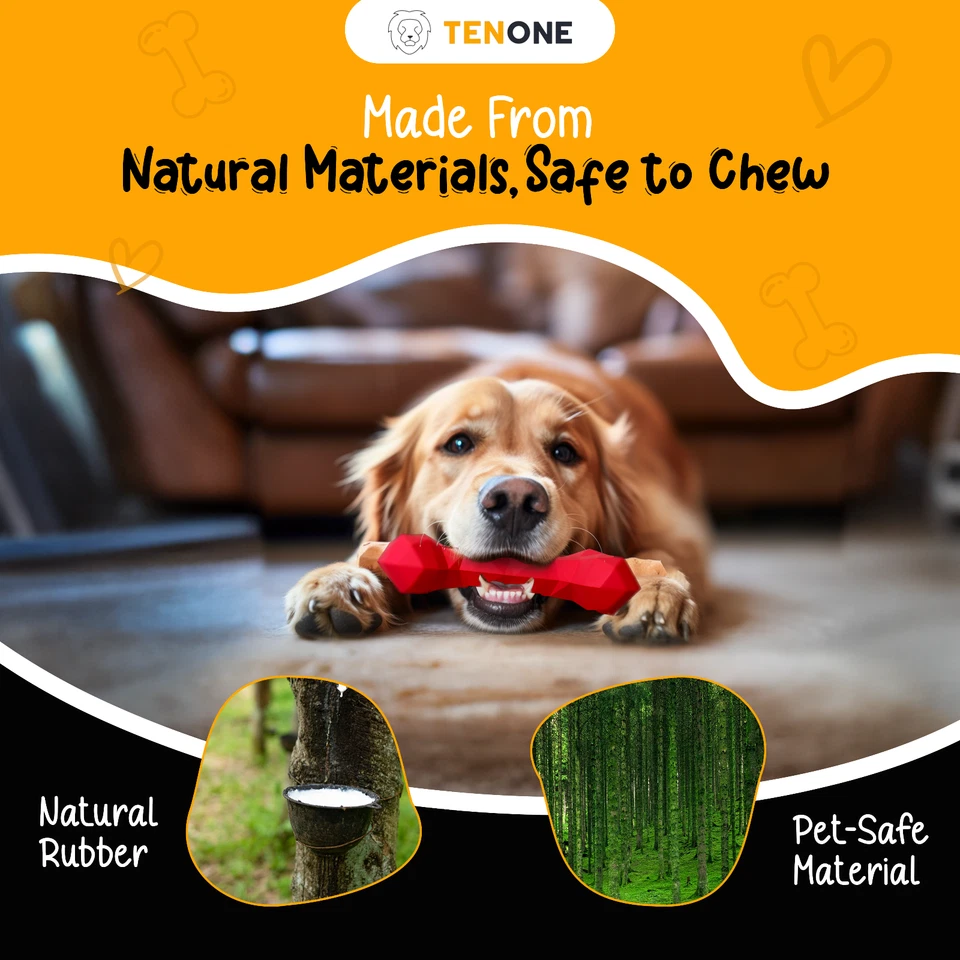 Indestructible Dog Chew Toy for Aggressive Chewers, Long Lasting Natural Chew - Image 2 of 4