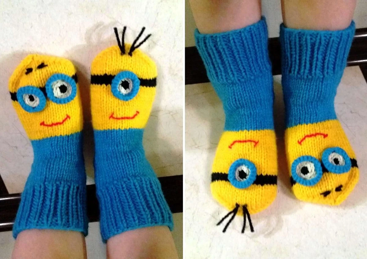 Minion cheap house slippers