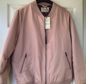 blush pink bomber jacket
