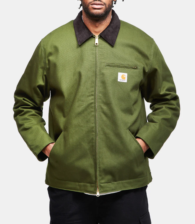 CARHARTT WIP DETROIT JACKET Winter I015264 Tarragon/Black CARHARTT WIP DETROIT JACKET Winter I015264 Tarragon/Black