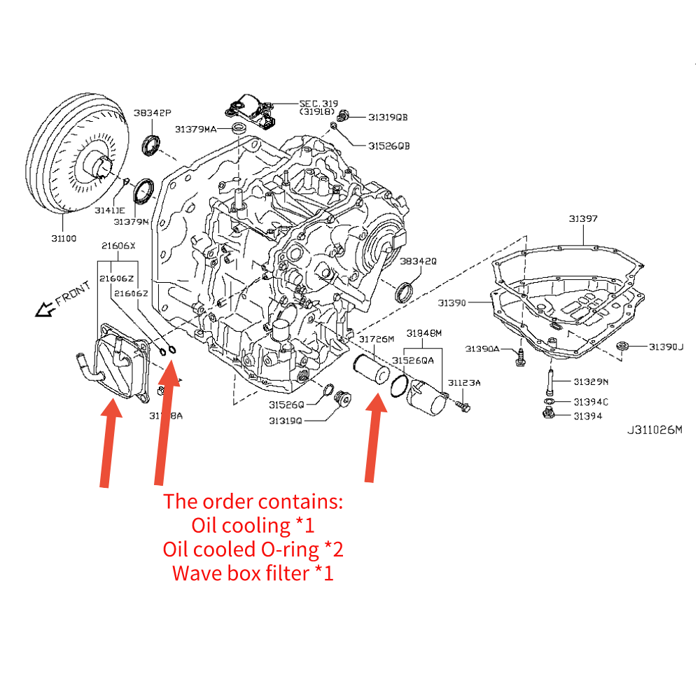 new-re0f11a-jf015e-trans-oil-cooler-assy-for-nissan-sentra-1-8l-21606