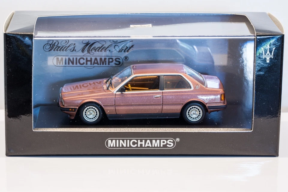 MINICHAMPS 1/43 - 400 123500 MASERATI BITURBO 1982 COPPER METALLIC - Immagine 2 di 3
