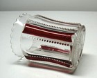 EAPG ***  RUBY STAINED = SPOONER = SERRATED PRISM = 1890'S ERA — photo 4