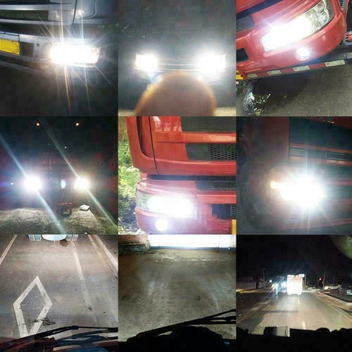 4x 9005 9006 LED Combo Headlight Bulbs High Low Beam Kit Xenon 6000K Super White - Image 4 of 4