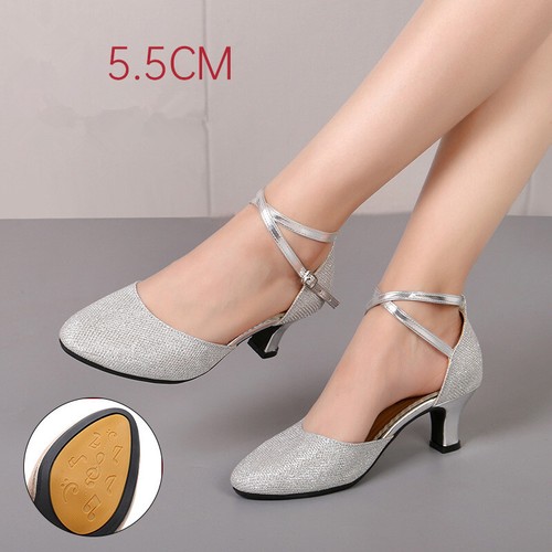 New Womens Ladies Low Heel Party Sandals Strappy Wedding Bridesmaid Shoes Size - Picture 23 of 44