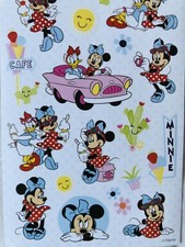DISNEY Minnie Mouse NEW Stickers 17 Stickers On Sheet Fast FREE Shipping