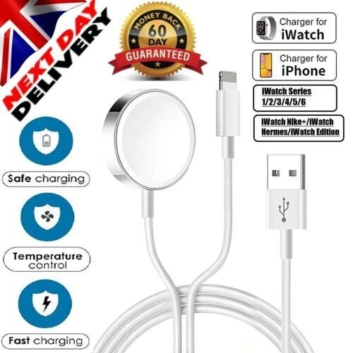 2in1 Apple Watch Series 6 SE 5 4 3 2 Charging dock Magnetic iPhone