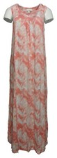 Koolaburra by UGG Stretch Modal V-Neck Dress Coral Tie Dye Sz M New- SALE!!!!