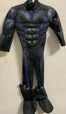    Marvel Black Panther Costume Muscle Chest Battle Suit Toddler 2T-3T   No Mask
