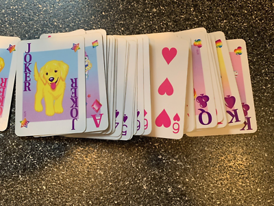Vintage Lisa Frank Playing Cards Complete w/ Box & Both Jokers