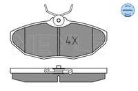 Meyle 025 234 2417 Brake Pad Set, Disc Brake For Daimler Jaguar
