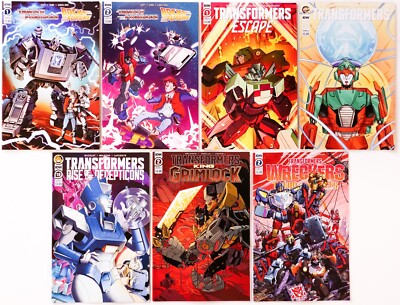Transformers Mixed Series Comic Book Lot of 7, Back To The Future