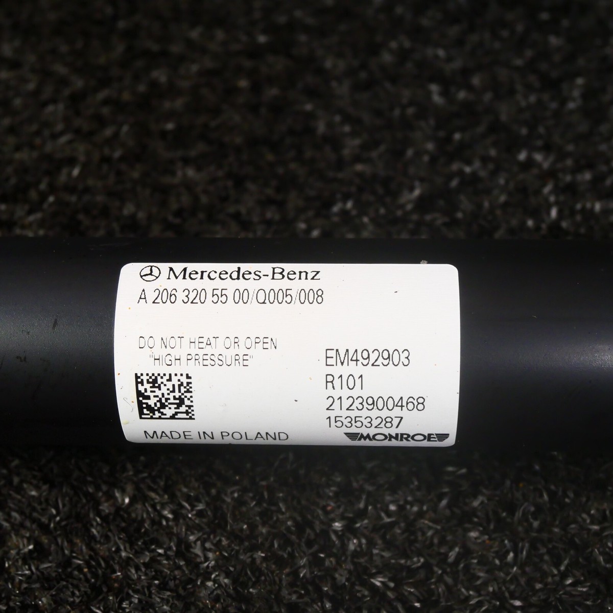 Mercedes C300 Shock Strut Absorber OEM Rear RH/LH A2063205500 2021