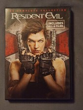 Resident Evil The Complete 6 Film Collection on DVD - Used in Good Condition