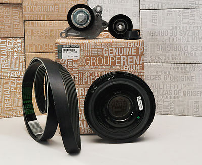 Genuine Renault Belt and Pulley Kit 2.0 dCi 7pk1975 7701477344 for 
