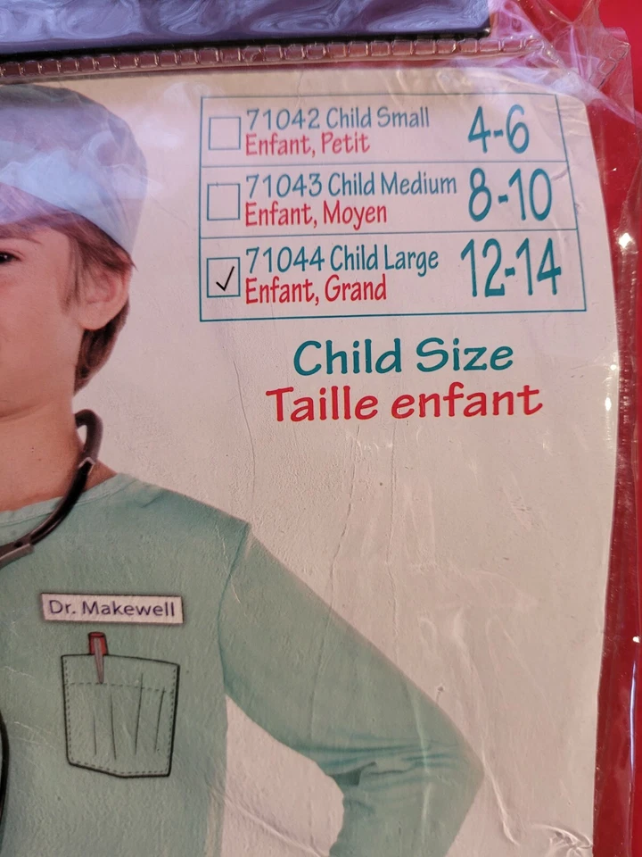 Disfraz de Doctor Halloween para niño talla 12-14 Foto 2 de 4