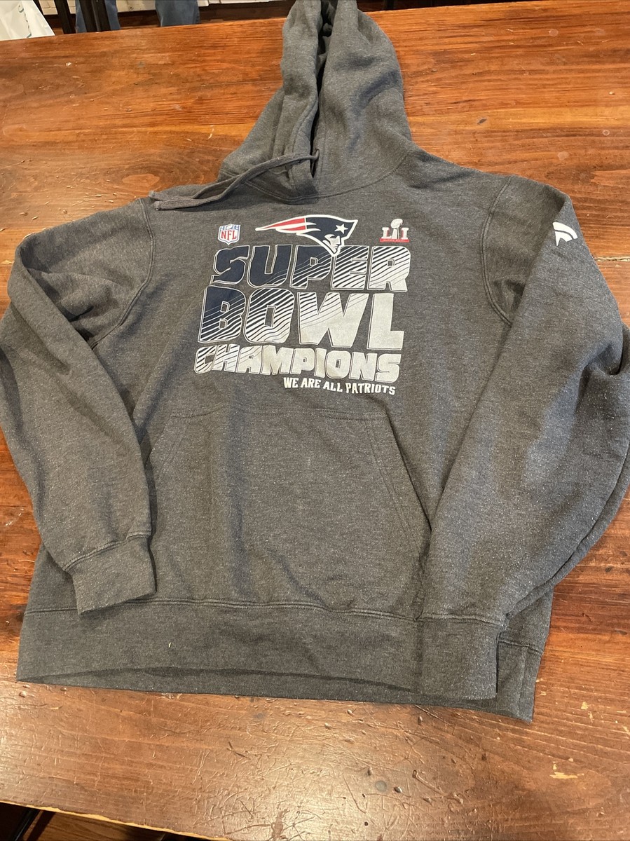 Fanatics Super Bowl LI New England Patriots Champions Men's Large