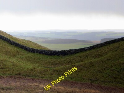 Photo 6x4 Gap between Clew Hill & Kennel Crags Broomlee Lough The view ov c2015
