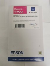 Image of Genuine Original Epson T7563 Magenta Ink Cartridge, Dated 12/22, Free Delivery