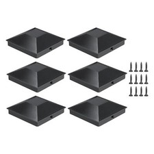 6Pcs Pyramid Post Caps Covers for 4x4 Deck Garden Decking Fence Post Toppers