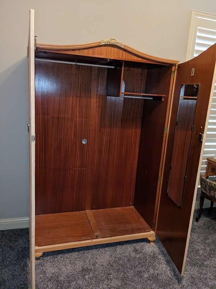1940's Wardrobe, The Walnut Cabinet Works, London, England