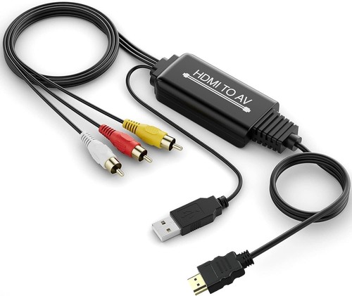 HDMI to RCA Converter,for PC, Laptop, HDTV, DVD, VHC VCR - Picture 4 of 12