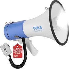 50W Portable Megaphone with Siren Flashlight