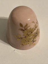 Flower Thimble Vintage Souvenir Collectible