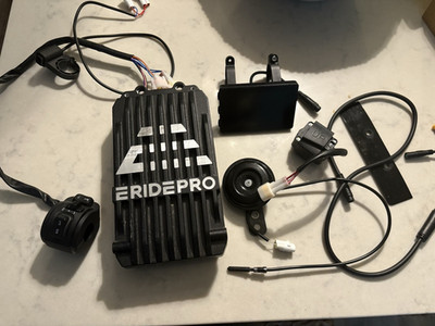 Eride Pro 72V Controller Kit w/ Display, Cables