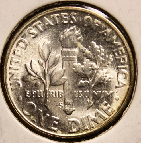 BU!!! Silver! 1946-S/S Roosevelt Dime — RPM-5!