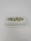 Pyrex Corelle Crazy Daisy Spring Blossom Butter Dish Vintage EUC