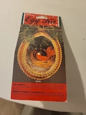 Vtg Egg Diorama Christmas Ornament Kit bird on nest vintage primitive 