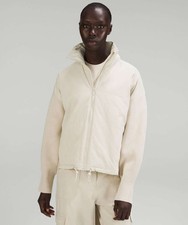 Lululemon Water-Repellent Full-Zip Sweater natural ivory 8