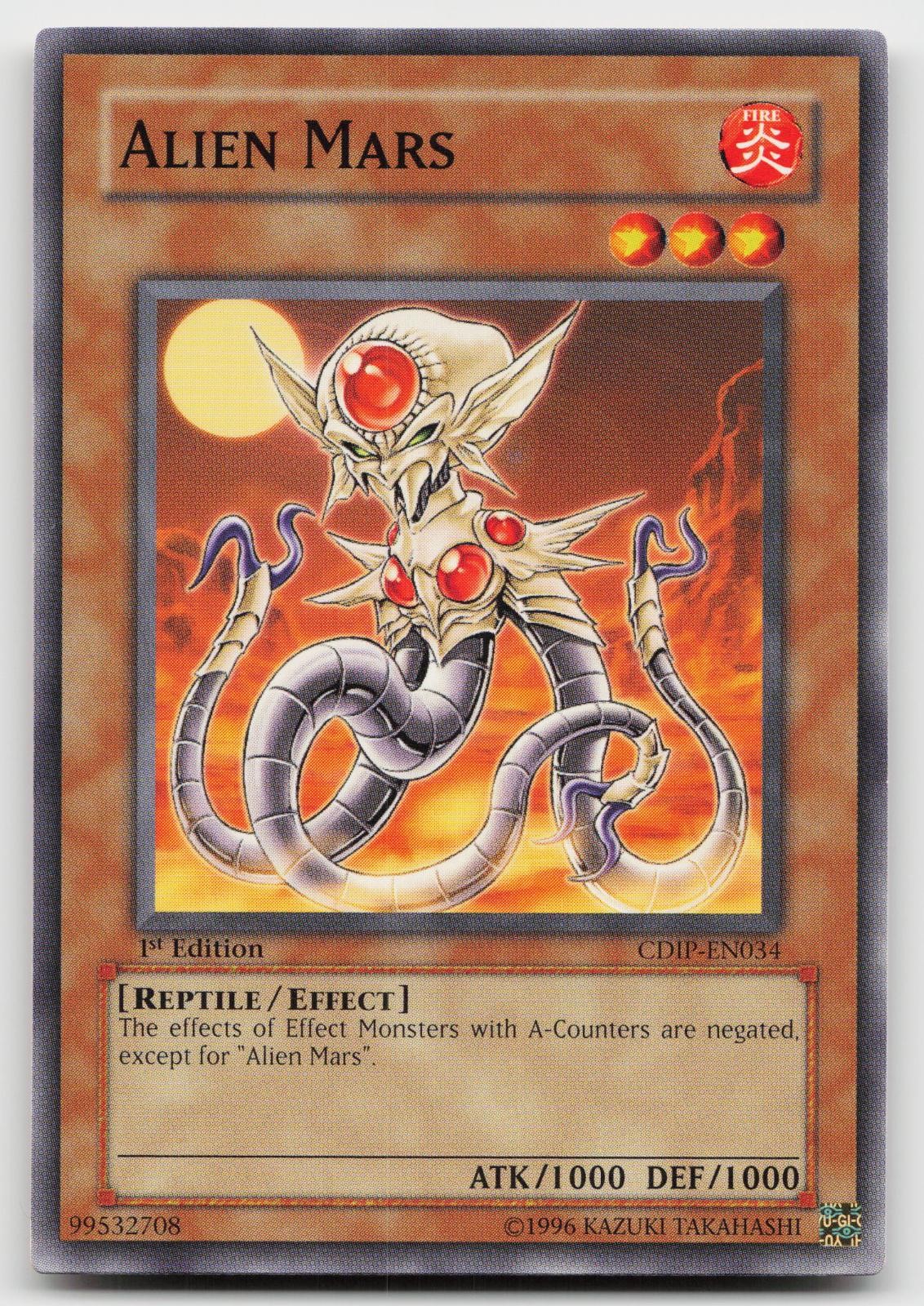 Alien Mars CDIP-EN034 Common / Short Print Cyberdark Impact Yu-Gi-Oh Near Mint