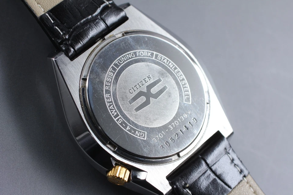 [Exc+5] Citizen Hisonic Tuning Fork 3701-370139 Quartz Sweep Second Men's Watch - Image 4 of 4