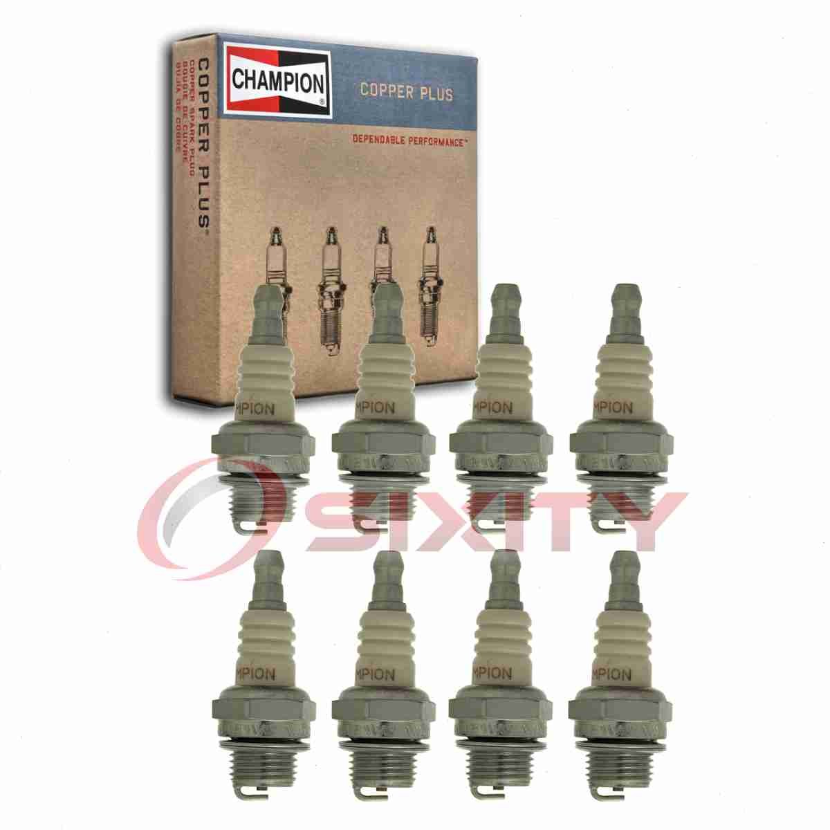 8 pc Champion Copper Plus 849 Spark Plugs for WS7E W22MUS W22MU CS40 CJ6 um