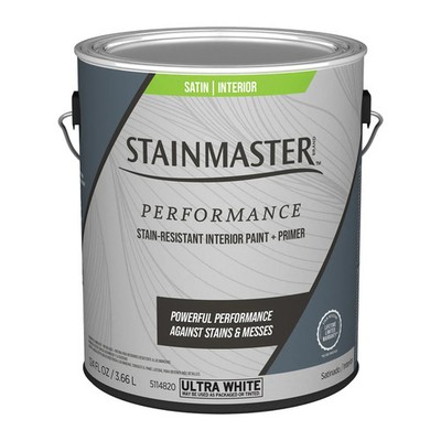 Stainmaster Performance Satin Interior ULTRA WHITE 120 fl .oz
