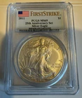 2011 American Silver Eagle 25th Anniversary PCGS MS 69 First Strike