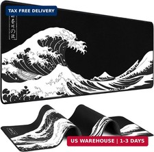 Mouse Pad Gaming - Desk Mat for Keyboard and Mouse - Kanagawa Large Mouse Pad fo