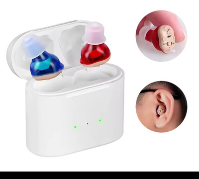 Rechargeable Invisible Hearing Device Set HD USA 35 Hr Use