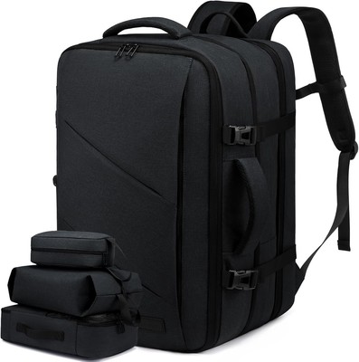 Erweiterbarer Flugzeugrucksack | Anti-Diebstahl Laptopfach | 17 Zoll