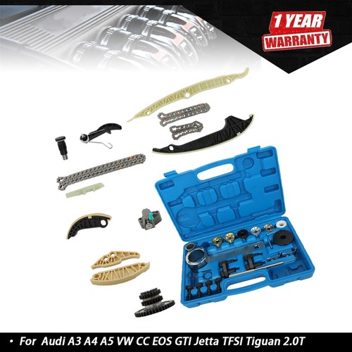 Timing Chain & Tool Kit New For Audi A3 A4 A5 VW CC EOS Jetta TFSI ...