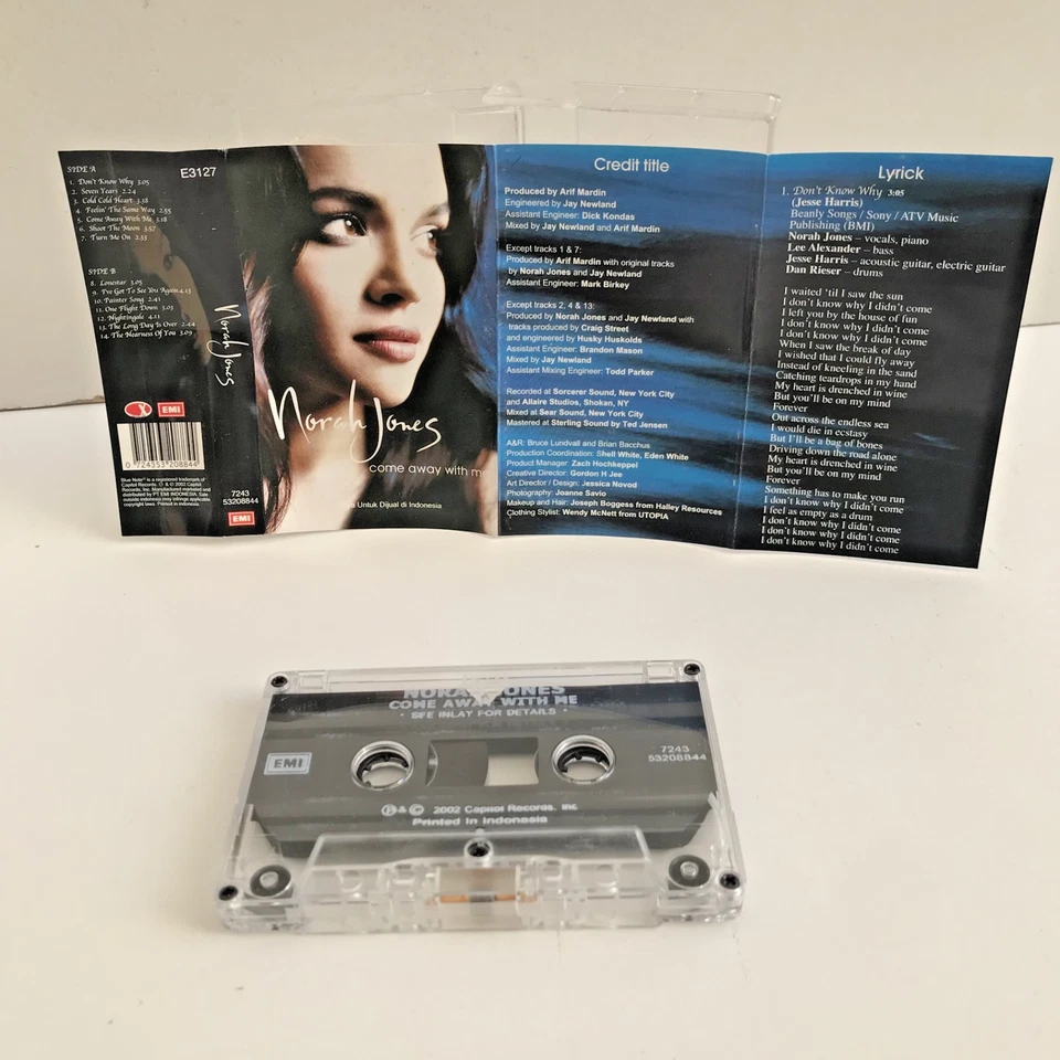Norah Jones - Come Away With Me - 2002 Cassette Tape - Image 4 of 4