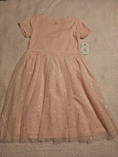 Wonder Nation Girls' Short Sleeve Tutu Dress XL 14-16 COLOR Pink NWT