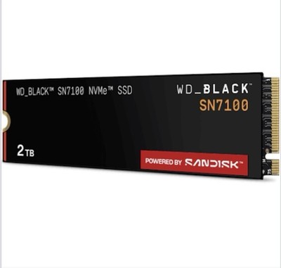 W04 Western Digital WD_BLACK SN7100 2TB M.2 2280 NVMe SSD opened box READ!!!