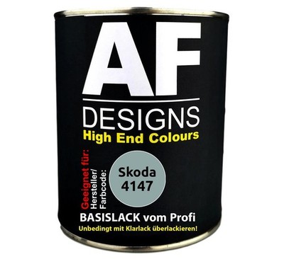 1L Autolack für Skoda 4147 Gray Blue  Autolack Spritzfertig